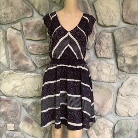 AMERICAN RAG | Polka Dot Striped Dress - Picture 1 of 7